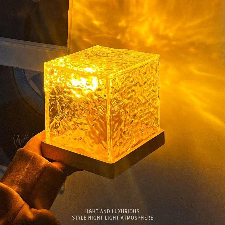16-Color LED Water Ripple Night Light