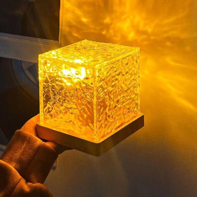 16-Color LED Water Ripple Night Light
